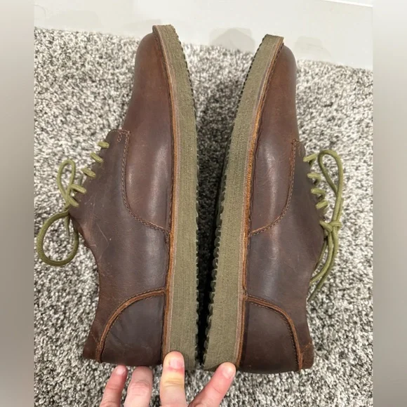 Born men's brown leather dress shoes, size 9 - Picture 8 of 12